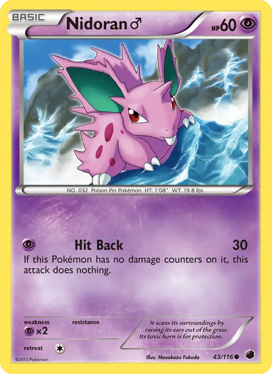 Nidoran♂ 43 Plasma Freeze Pokesingles