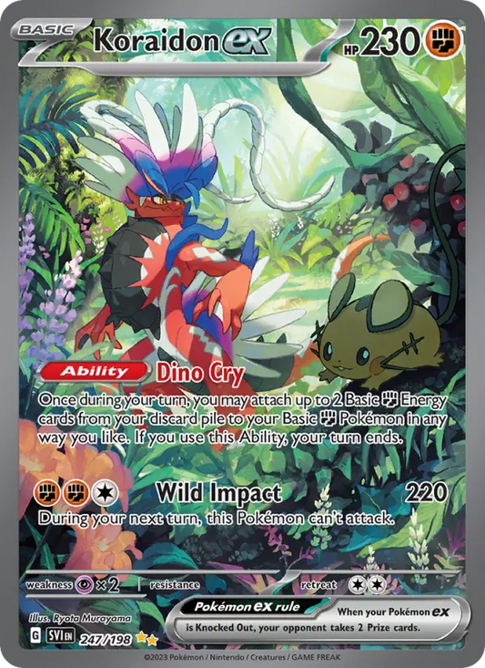 Koraidon ex 247 Scarlet & Violet Pokesingles
