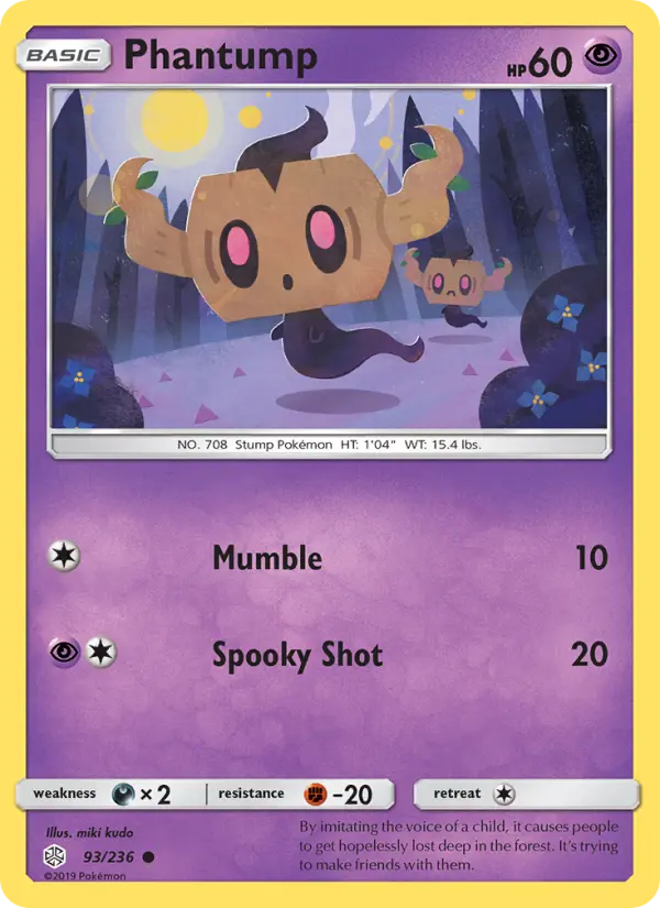 Phantump 93 Cosmic Eclipse Pokesingles