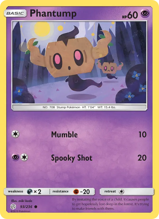 Phantump 93 Cosmic Eclipse Pokesingles