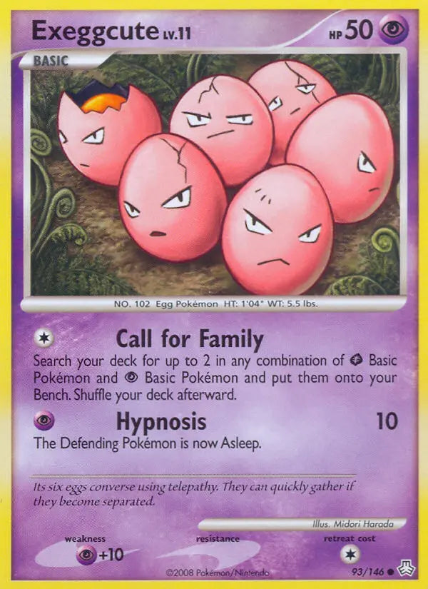 Exeggcute 93 Legends Awakened Pokesingles