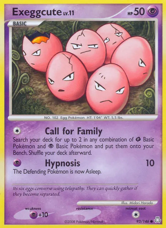 Exeggcute 93 Legends Awakened Pokesingles
