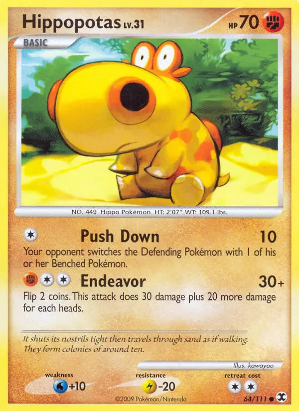 Hippopotas 64 Rising Rivals Pokesingles
