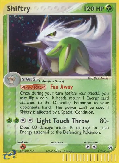 Shiftry 12 Sandstorm Pokesingles