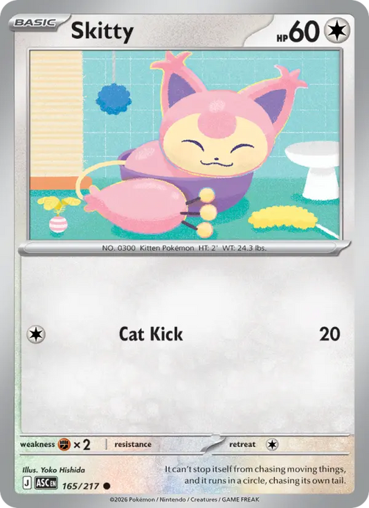 Skitty 165 Ascended Heroes Pokesingles