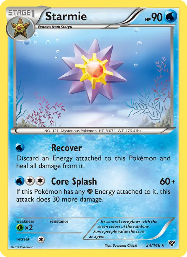 Starmie 34 XY Pokesingles