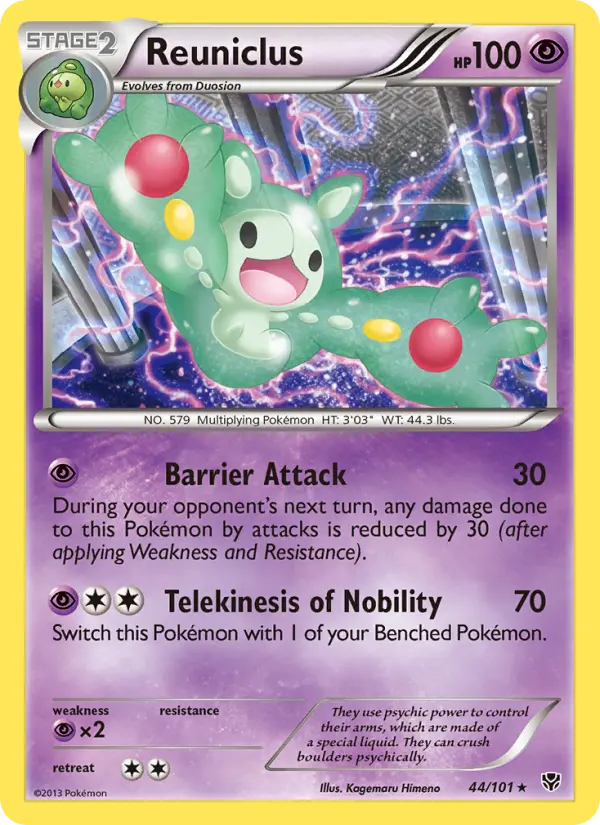 Reuniclus 44 Plasma Blast Pokesingles