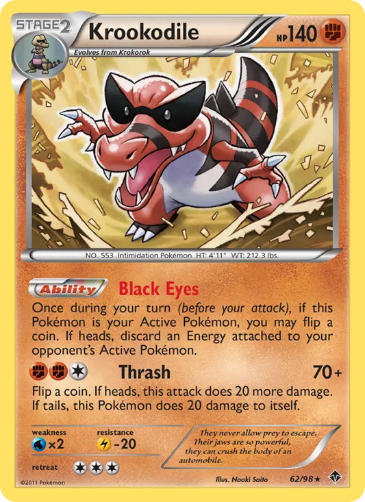 Krookodile 62 Emerging Powers Pokesingles