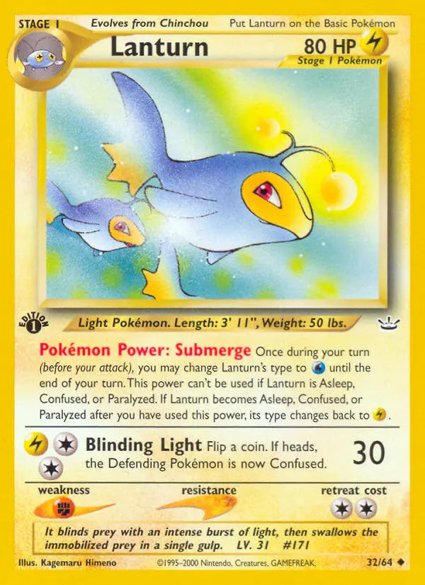 Lanturn 32 Neo Revelation Pokesingles