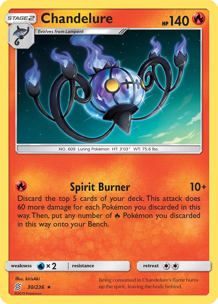 Chandelure 30 Unified Minds Pokesingles