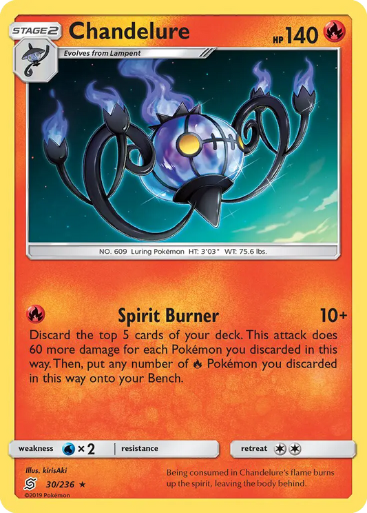 Chandelure 30 Unified Minds Pokesingles