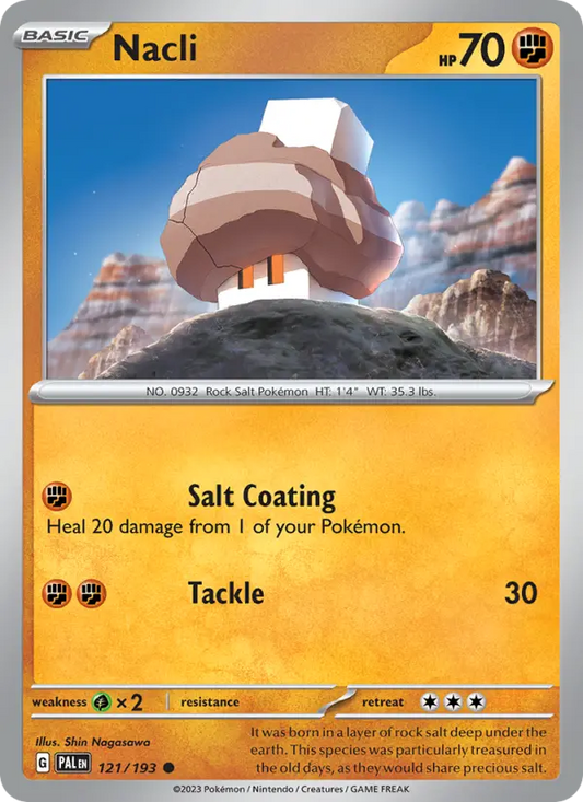 Nacli 121 Paldea Evolved Pokesingles