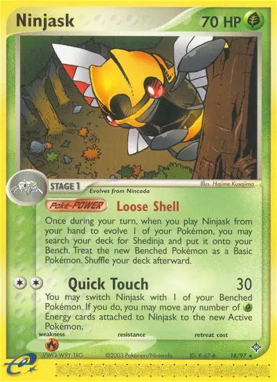 Ninjask 18 Dragon Pokesingles