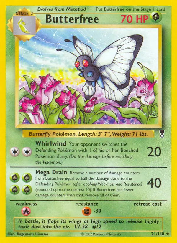 Butterfree 21 Legendary Collection Pokesingles