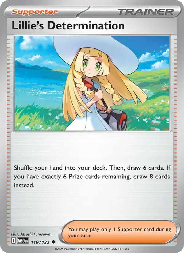 Lillie's Determination 119 Mega Evolution Pokesingles