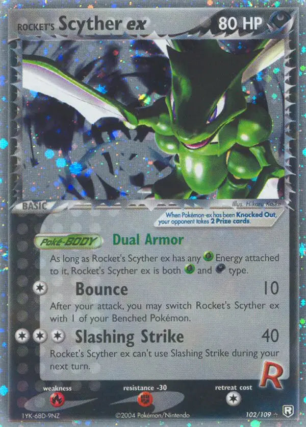 Rocket's Scyther ex 102 Team Rocket Returns Pokesingles