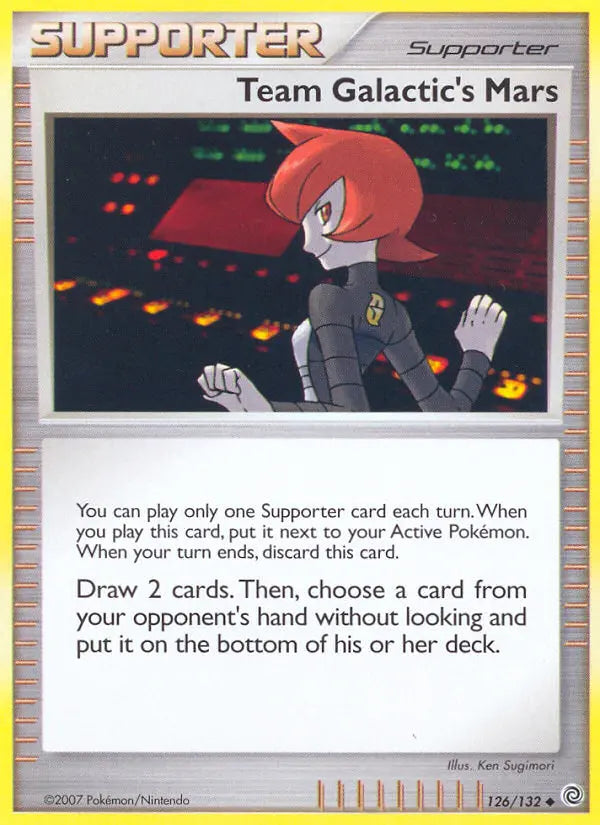 Team Galactic's Mars 126 Secret Wonders Pokesingles