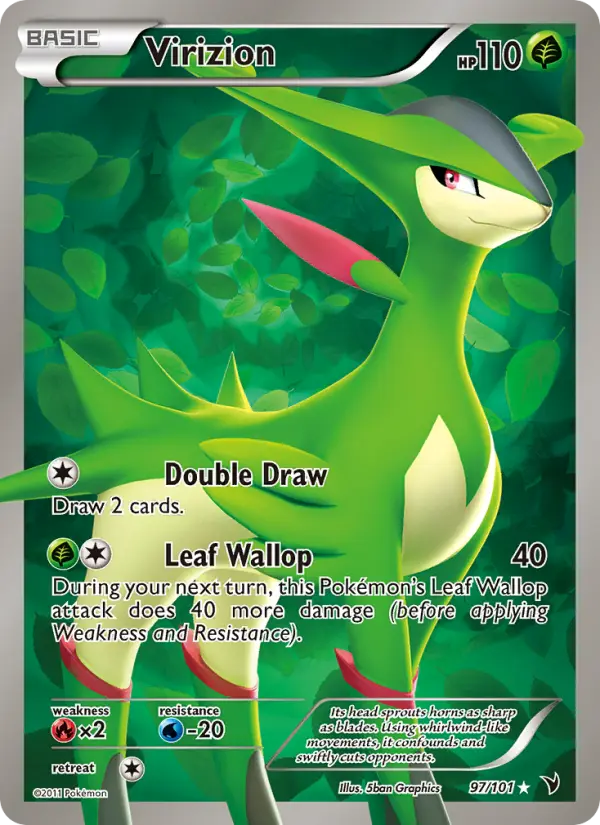 Virizion 97 Noble Victories Pokesingles