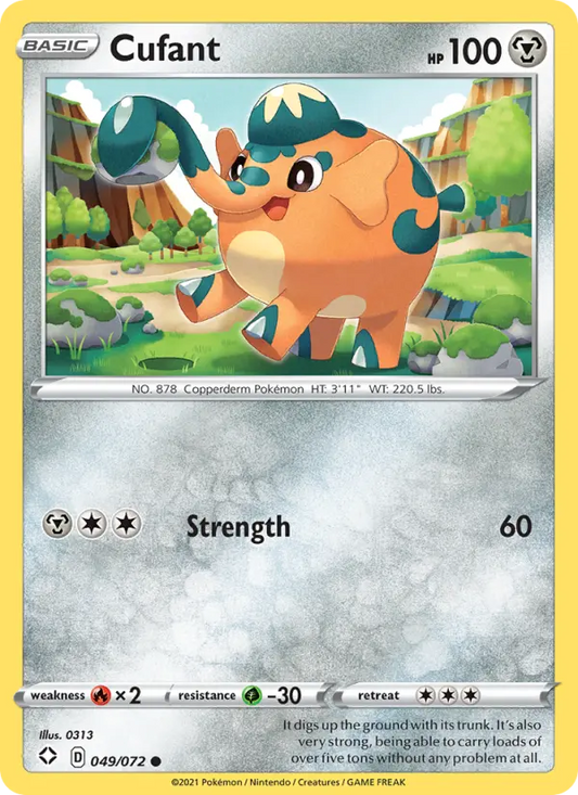 Cufant 49 Shining Fates Pokesingles
