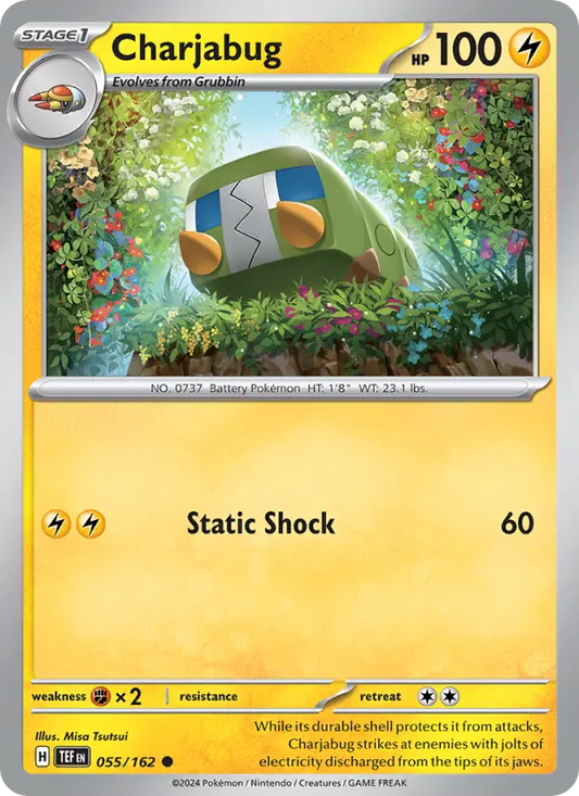 Charjabug 55 Temporal Forces Pokesingles