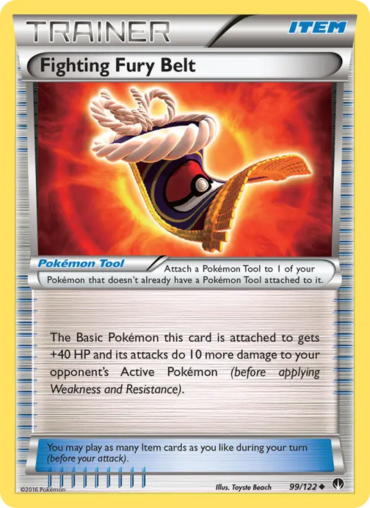 Fighting Fury Belt 99 BREAKpoint Pokesingles
