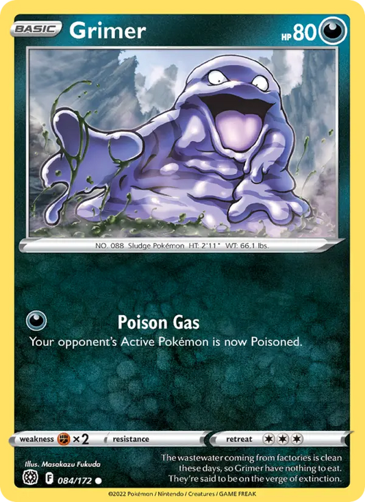 Grimer 84 Brilliant Stars Pokesingles