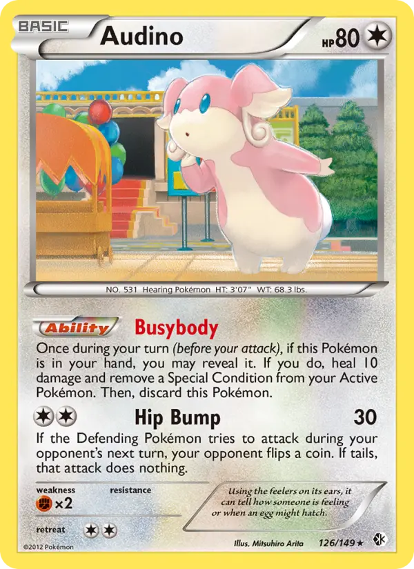 Audino 126 Boundaries Crossed Pokesingles
