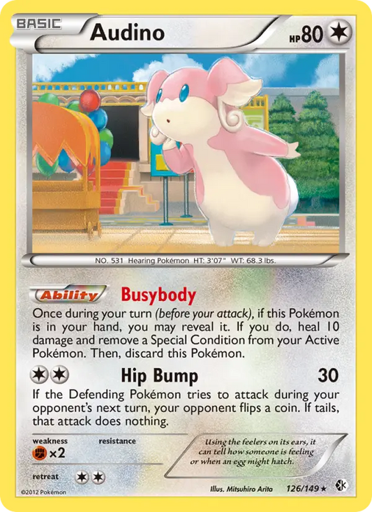 Audino 126 Boundaries Crossed Pokesingles