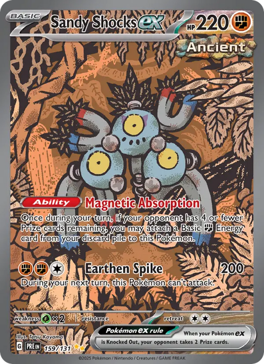 Sandy Shocks ex 159 Prismatic Evolutions Pokesingles