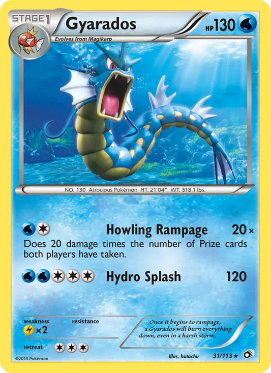Gyarados 31 Legendary Treasures Pokesingles