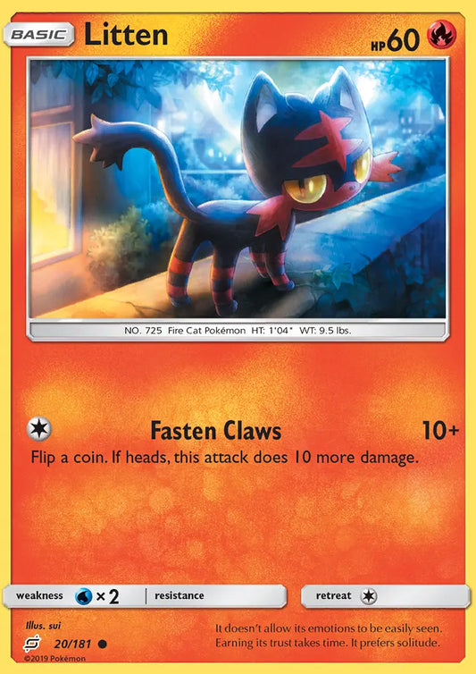 Litten 20 Team Up Pokesingles