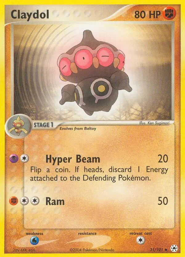 Claydol 31 Hidden Legends Pokesingles