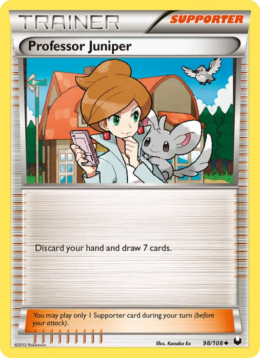 Professor Juniper 98 Dark Explorers Pokesingles