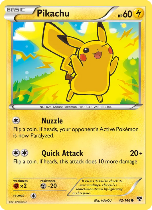 Pikachu 42 XY Pokesingles