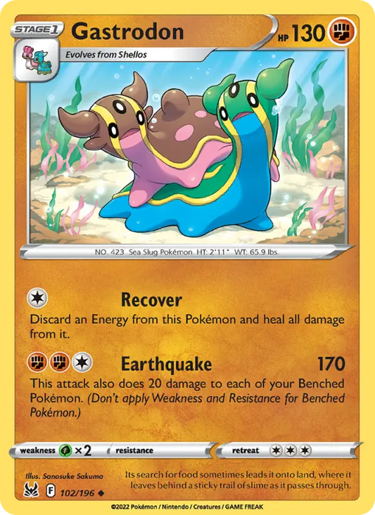 Gastrodon 102 Lost Origin Pokesingles