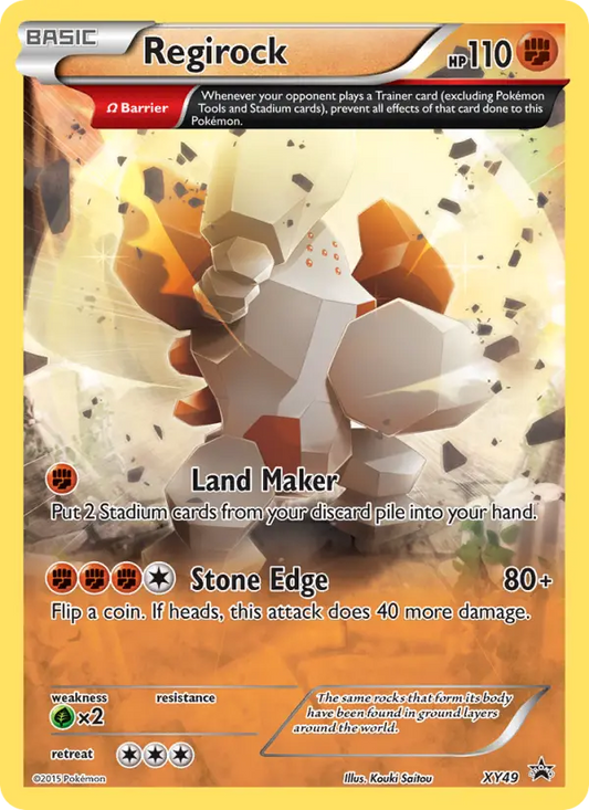 Regirock XY49 XY Black Star Promos Pokesingles