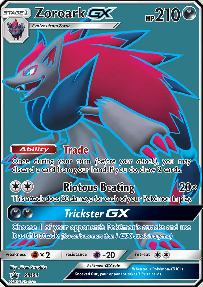 Zoroark GX SM84 SM Black Star Promos Pokesingles