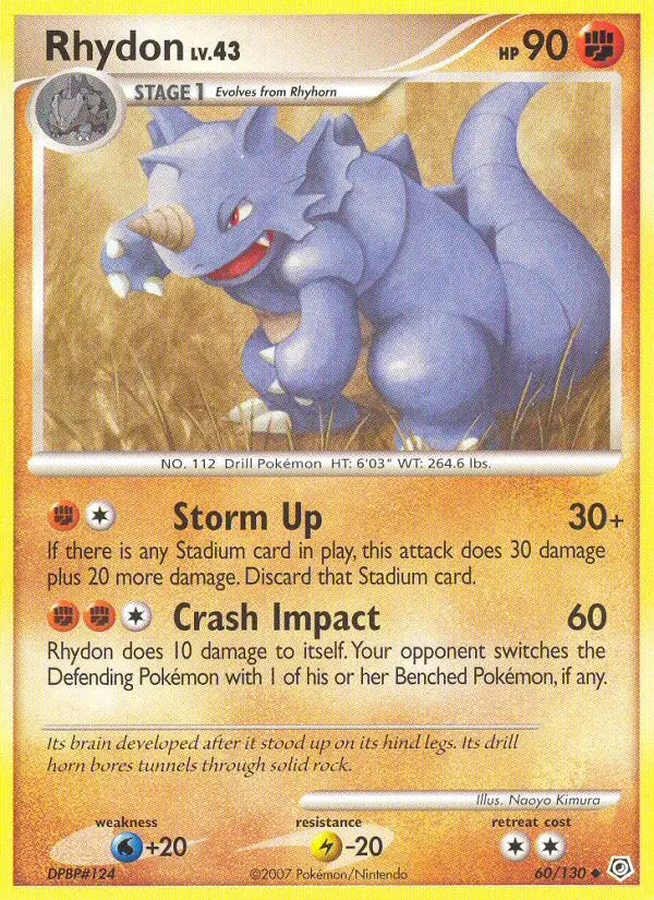 Rhydon 60 Diamond & Pearl Pokesingles