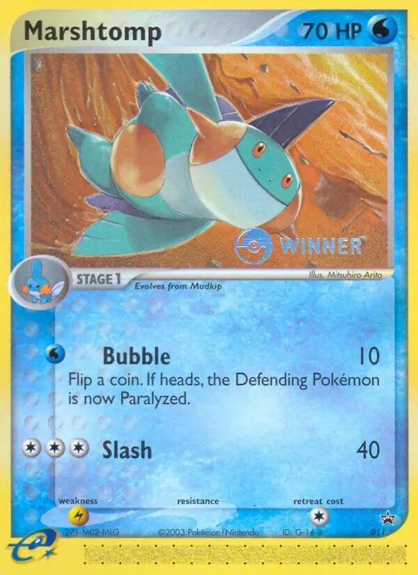Marshtomp 11 Nintendo Black Star Promos Pokesingles
