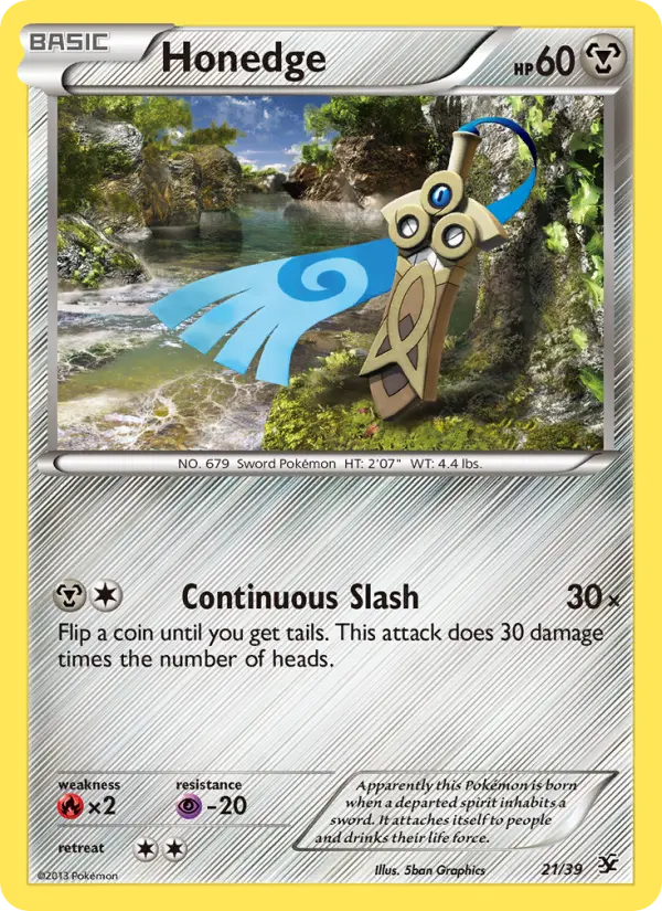 Honedge 21 Kalos Starter Set Pokesingles