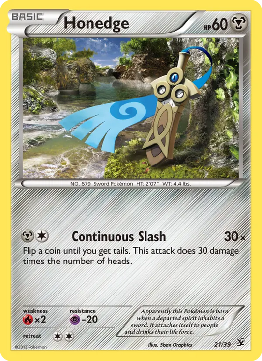 Honedge 21 Kalos Starter Set Pokesingles