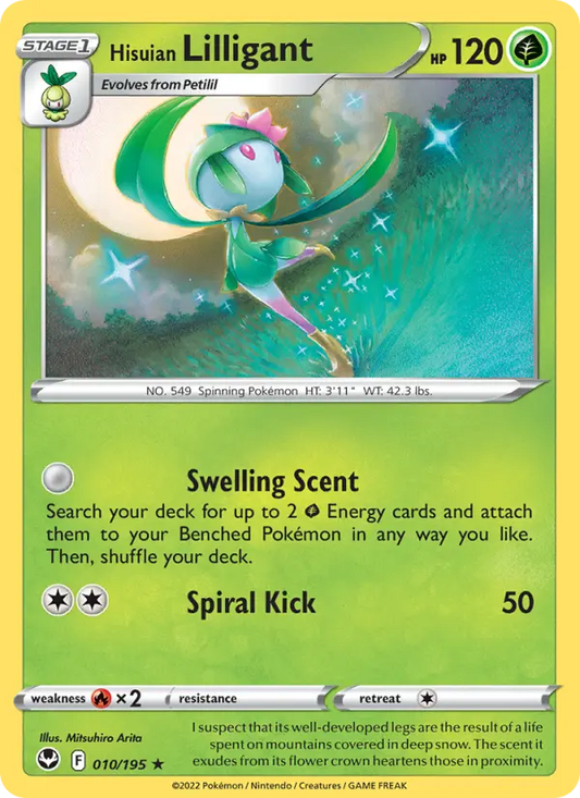 Hisuian Lilligant 10 Silver Tempest Pokesingles