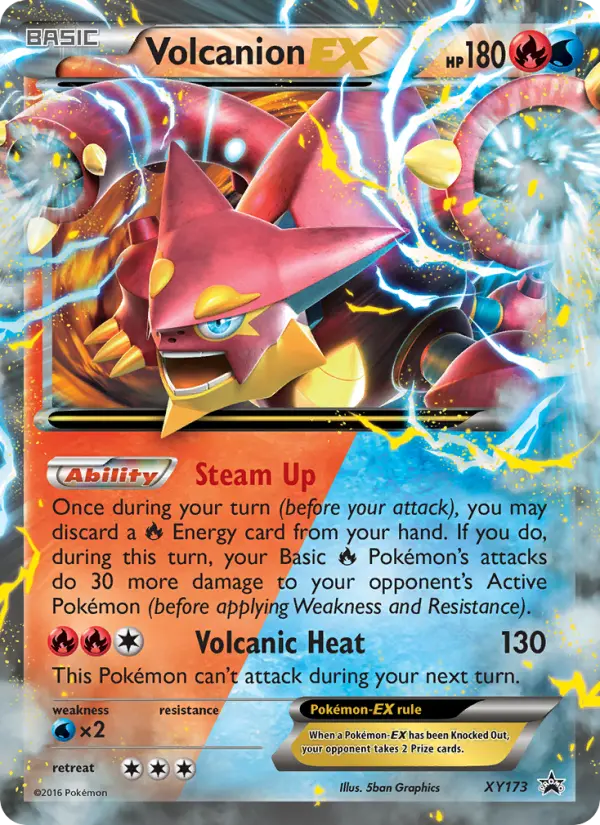 Volcanion EX XY173 XY Black Star Promos Pokesingles