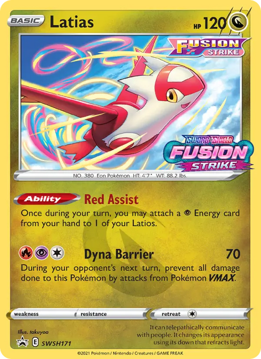 Latias SWSH171 SWSH Black Star Promos Pokesingles