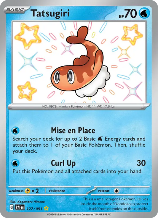 Tatsugiri 127 Paldean Fates Pokesingles