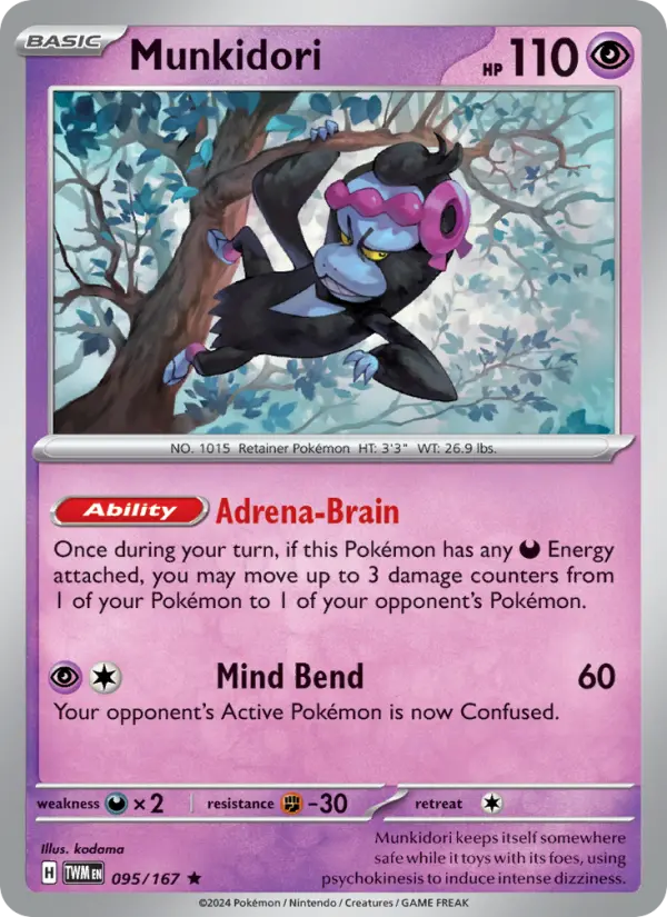 Munkidori 95 Twilight Masquerade Pokesingles