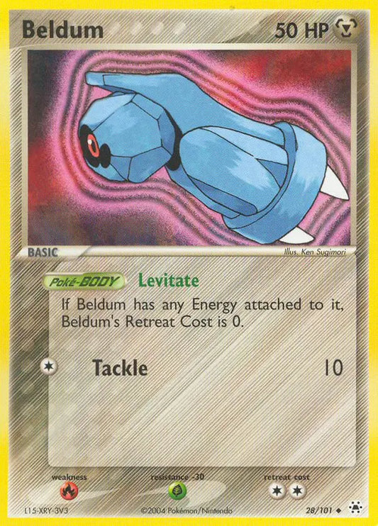 Beldum 28 Hidden Legends Pokesingles