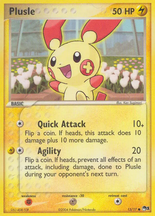 Plusle 13 POP Series 1 Pokesingles