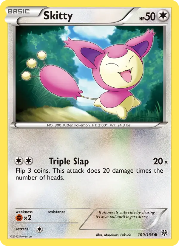 Skitty 109 Plasma Storm Pokesingles