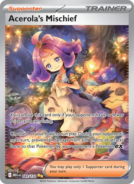 Acerola's Mischief 183 Mega Evolution Pokesingles